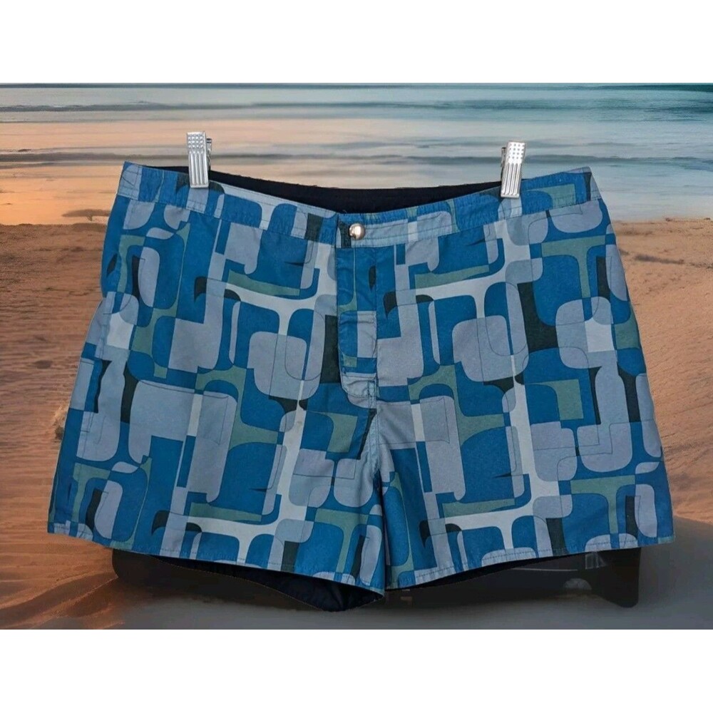 Mossimo Women's Stretch Beach Outdoors Reversible Shorts Waist 17" Inseam 3"